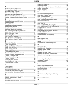 Alternative view of John Deere 2020 & 2030 ProGator Export Edition (020001-034999) Operator's Manual (OMM144058)