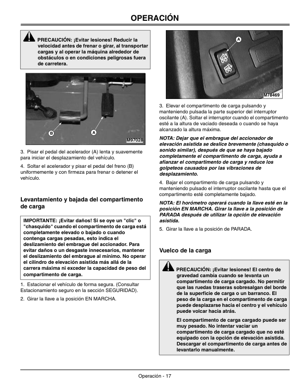 John Deere 6x4 Worksite Gator Utility Vehicle North America (001001-068204) Operator's Manual (OMM144136) - Image 2
