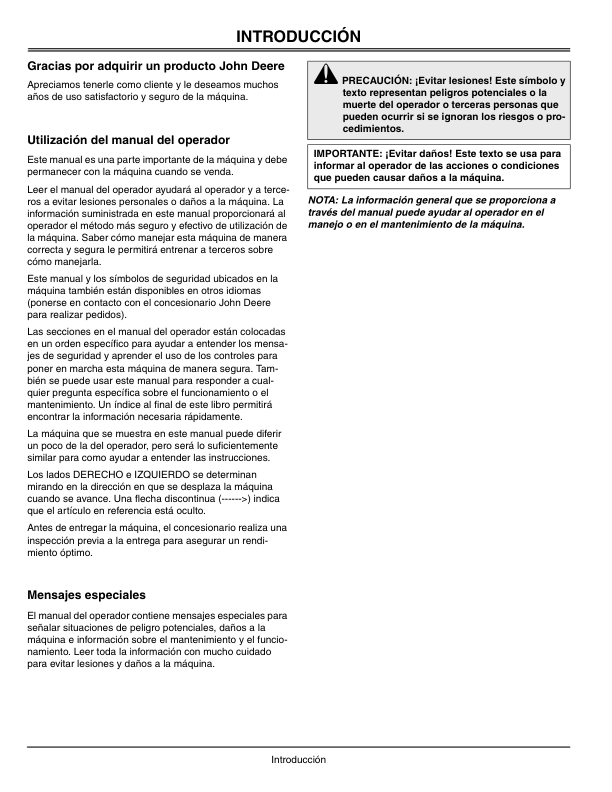 John Deere 2020 & 2030 ProGator North America (020001-034999) Operator's Manual (OMM144529) - Image 2