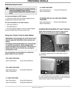 Alternative view of John Deere 2-Cubic Foot Tractor Trunk Operator's Manual (OMM144872)
