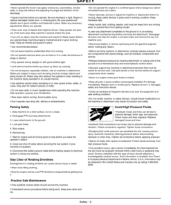 Alternative view of John Deere Quick Hitch Broom for X400/X500 Series Tractors - 60-Inch Operator's Manual (OMM144943)