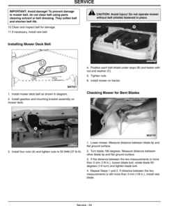 Alternative view of John Deere 60 Inch Mid-Mount Rotary Mowers (060001-) Operator's Manual (OMM145182)
