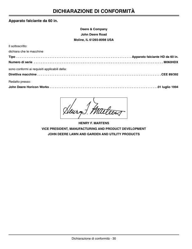 John Deere 60-Inch Mid Mount Rotary Mower Deck Operator's Manual (OMM145183) - Image 3