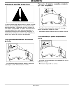 Alternative view of John Deere 48, 54 Inch Mower Decks Operator's Manual (OMM145185)