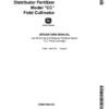 John Deere JD Van Brunt No. 9 Fertilizer Distributor Operator's Manual (OMM14553)