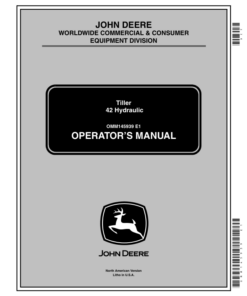 John Deere 42 Hydraulic Tiller (025001-) Operator's Manual (OMM145939)