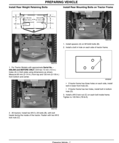 Alternative view of John Deere 42 Hydraulic Tiller (025001-) Operator's Manual (OMM145939)