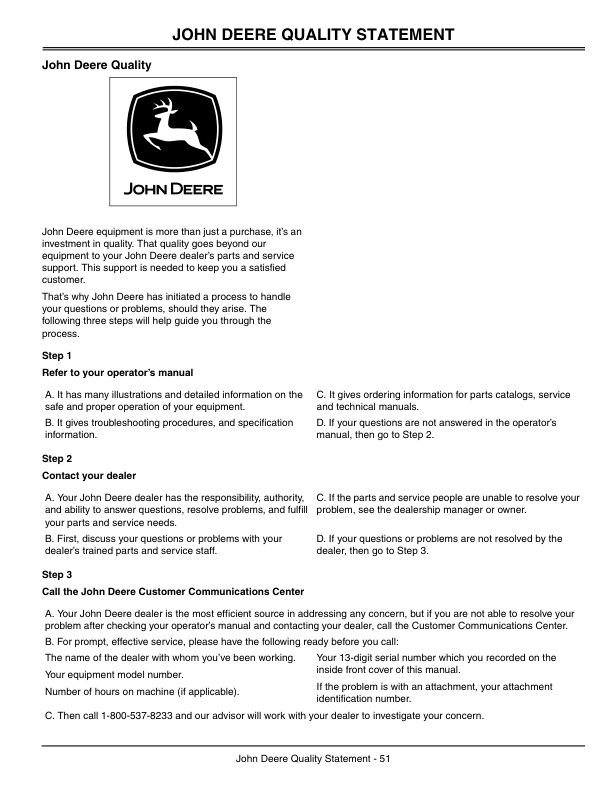 John Deere 924DE, 1128DE, 1128DDE, 1332DDE Walk-Behind Snowblowers (210001-) Operator's Manual (OMM146053) - Image 2