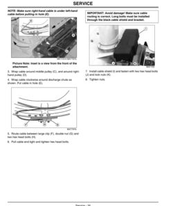 Alternative view of John Deere 46 Inch Quick-Hitch Snowthrower Operator's Manual (OMM146113)