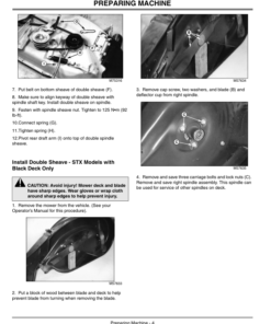 Alternative view of John Deere 38QT PowerFlow for LX, STX Series Lawn Tractors (010001-) Operator's Manual (OMM146114)