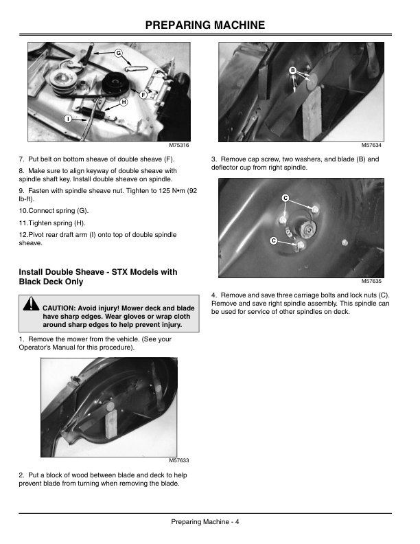 John Deere 38QT PowerFlow for LX, STX Series Lawn Tractors (010001-) Operator's Manual (OMM146114) - Image 2