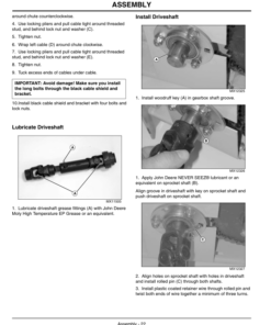 Alternative view of John Deere 47-Inch Quick-Hitch Snowblower Compatible with 4010, 4100 & 4115 Compact Utility Tractors North America (010001- ) Operator's Manual (OMM146316)
