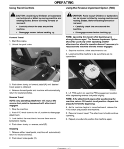 Alternative view of John Deere LX266, LX277, LX277AWS, LX279 & LX288 Lawn Tractors Operator's Manual (OMM146413)