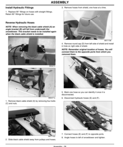 Alternative view of John Deere 47-Inch Quick-Hitch Snowblower (010001- ) Operator's Manual (OMM146454)