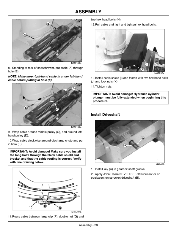 John Deere 46-Inch Quick-Hitch Snowthrower Operator's Manual (OMM146455) - Image 2