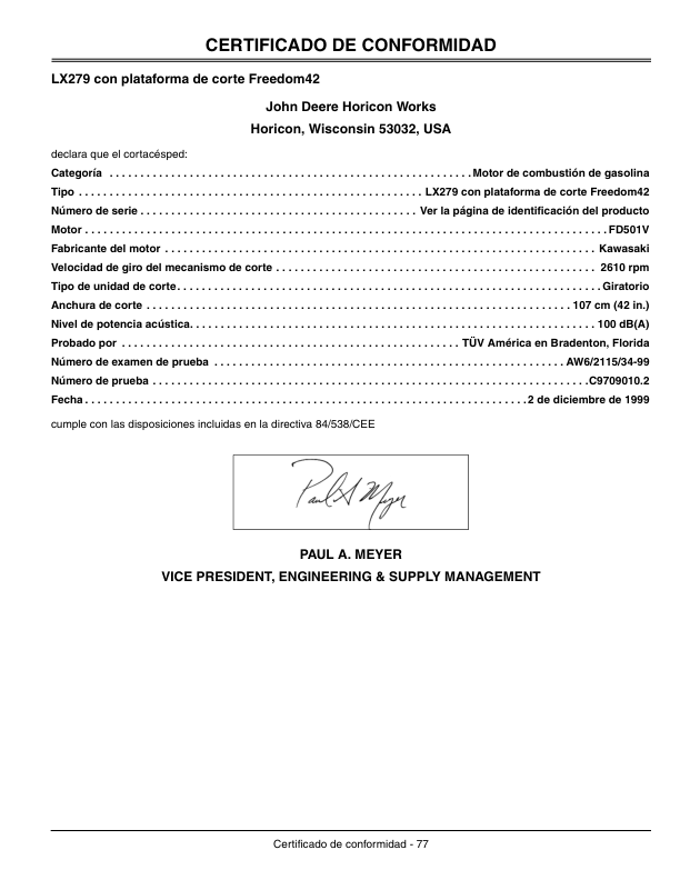 John Deere LX277 & LX279 Lawn Tractors Operator's Manual (OMM146459) - Image 4