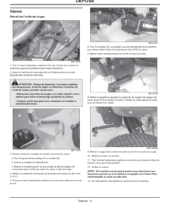 Alternative view of John Deere 48C, 54C, 62C Mower Decks w/o Deck Shields for X400/X500/X700 Operator's Manual (OMM146677)