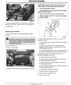 Alternative view of John Deere Lawn & Garden Tractor GT235 Electric Outlet Equipped (060001-) Operator's Manual (OMM146765)