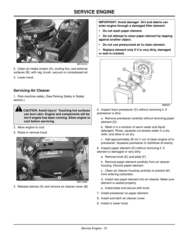 John Deere Lawn & Garden Tractor GT235 Electric Outlet Equipped (060001-) Operator's Manual (OMM146765) - Image 2