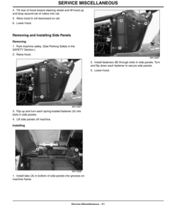 Alternative view of John Deere X595 Lawn & Garden Tractor North American (010001-020224) Operator's Manual (OMM146853)