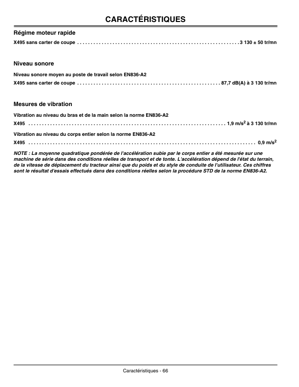 John Deere X495 Lawn & Garden Tractors Export Edition (010001-030000) Operator's Manual (OMM146858) - Image 2