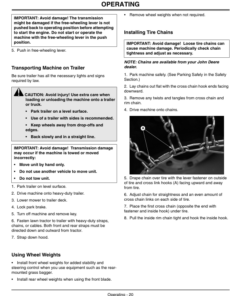 Alternative view of John Deere LT170, LT180 (010001-) Lawn Tractors Operator's Manual (OMM147259)