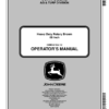 John Deere 60-In. Heavy Duty Rotary Broom for CUT Operator's Manual (OMM147932)