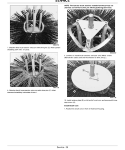Alternative view of John Deere 60-In. Heavy Duty Rotary Broom for CUT Operator's Manual (OMM147932)