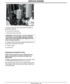 Alternative view of John Deere X575, X585 Lawn & Garden Tractors Operator's Manual (OMM148365)