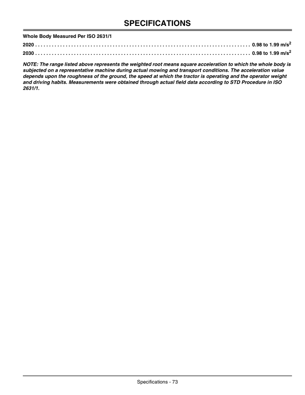 John Deere 2020 & 2030 ProGator Export Edition (035000-) Operator's Manual (OMM149077) - Image 2