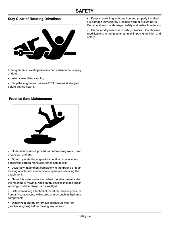 John Deere 647 Rotary Tiller For X475, X485, X575, X585 Series Tractor Operator's Manual (OMM149340) - Image 2