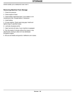 Alternative view of John Deere X595 Lawn & Garden Tractor North American (020225-030000) Operator's Manual (OMM149448)
