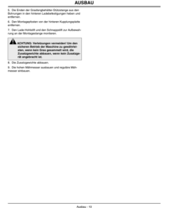 Alternative view of John Deere 2-Bag Bagger Operator's Manual (OMM149491)