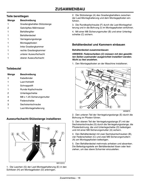 John Deere 2-Bag Bagger Operator's Manual (OMM149491) - Image 3