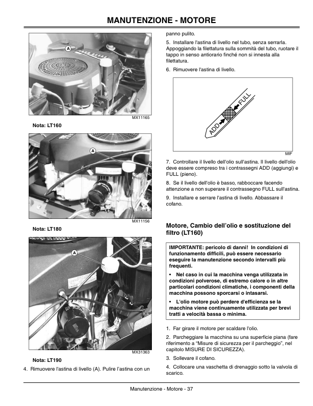 John Deere LT160, LT180, LT190 Lawn Tractor Operator's Manual (OMM149824) - Image 4
