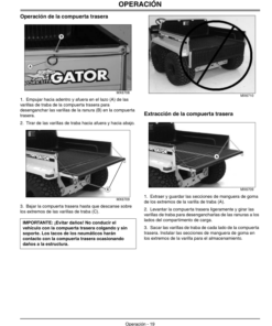Alternative view of John Deere 6x4 Worksite Gator Utility Vehicle North America (068205- ) Operator's Manual (OMM150192)