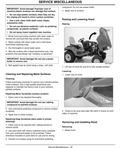 Alternative view of John Deere X465, X475, X485 Lawn & Garden Tractors (030001-) Operator's Manual (OMM150215)