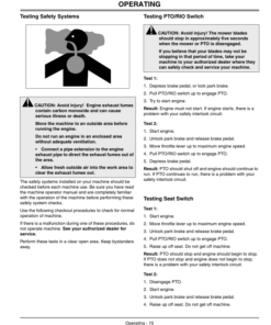 Alternative view of John Deere X575, X585 Garden Tractors (030001-) Operator's Manual (OMM150217)