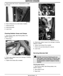 Alternative view of John Deere X595 Lawn & Garden Tractor North American (030001-039999) Operator's Manual (OMM150222)