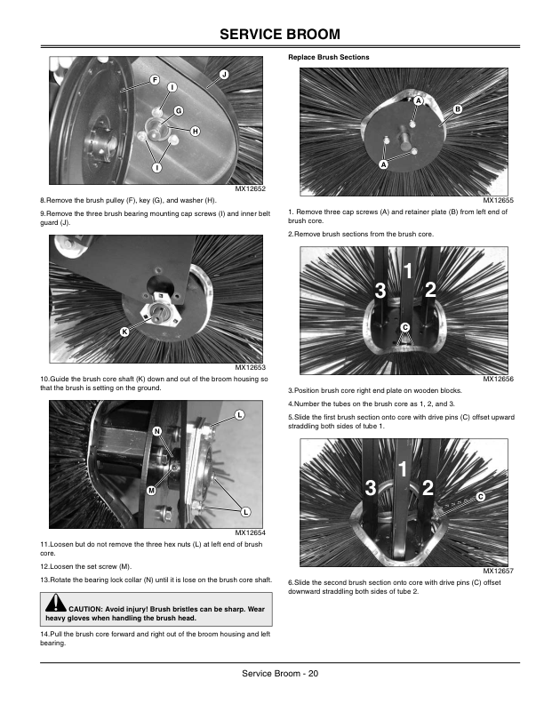 John Deere UV72 Rotary Broom (010001-) Operator's Manual (OMM150733) - Image 2