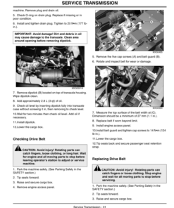 Alternative view of John Deere CS & CX Compact Series Gators Operator's Manual (OMM150904)