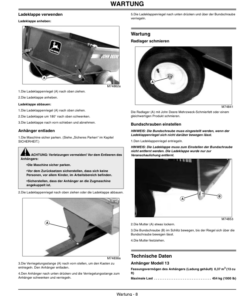 Alternative view of John Deere 13, 18 Utility Carts Operator's Manual (OMM151096)