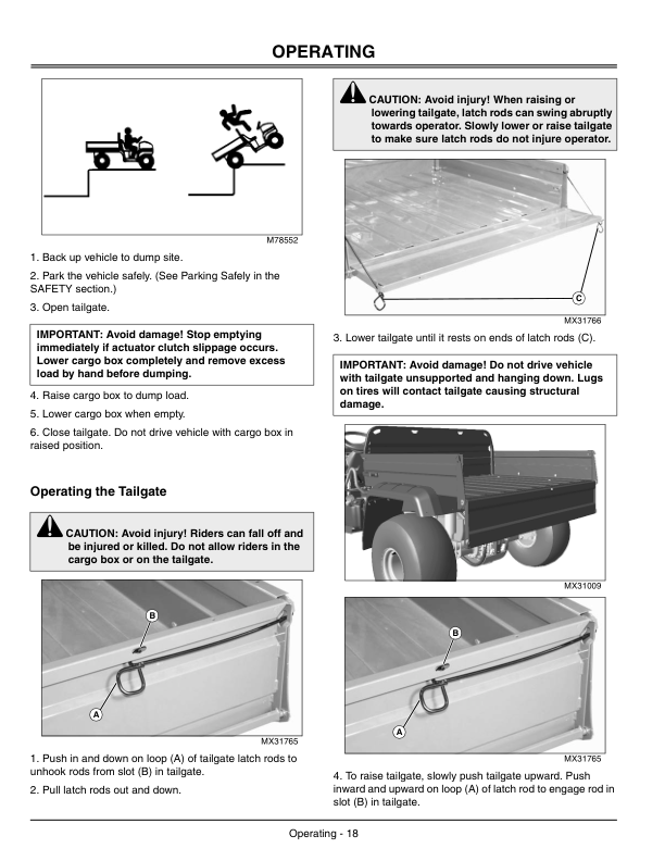 John Deere HPX-4x4 Gator Utility Vehicle Diesel North America (040001-060000) Operator's Manual (OMM152513) - Image 2