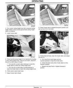 Alternative view of John Deere LT150, LT160, LT180 Lawn Tractors (035001-) Operator's Manual (OMM152793)