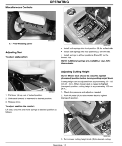 Alternative view of John Deere LT190 Lawn Tractors (500001-) Operator's Manual (OMM152795)