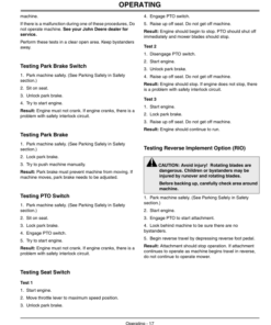 Alternative view of John Deere GT235, GT245 Garden Tractors (110001-) Operator's Manual (OMM152801)