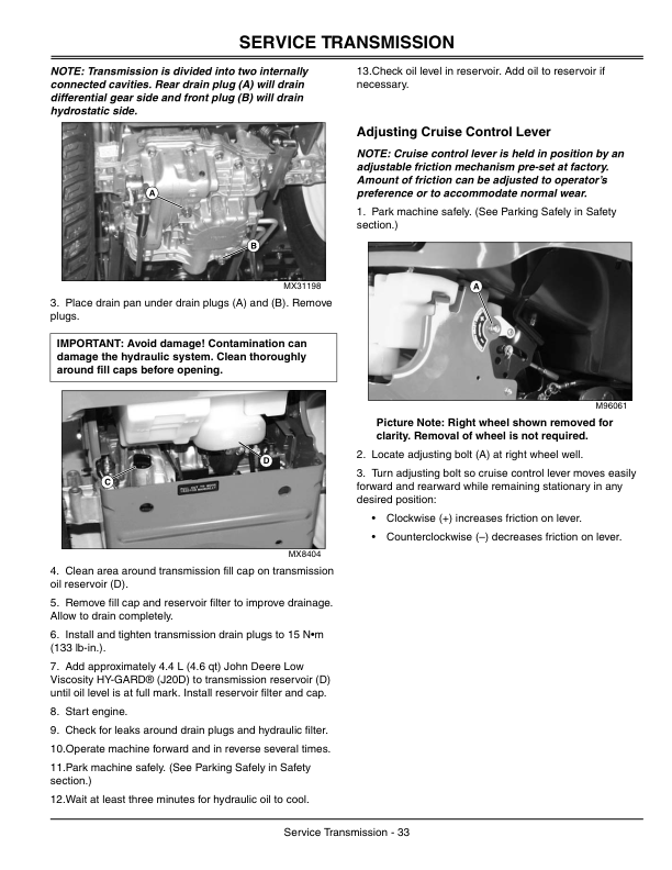 John Deere GX255 Garden Tractor Operator's Manual (OMM152803) - Image 2