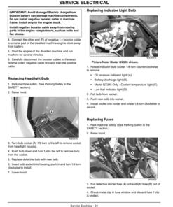 Alternative view of John Deere GX335, GX345 Lawn & Garden Tractors Operator's Manual (OMM152805)