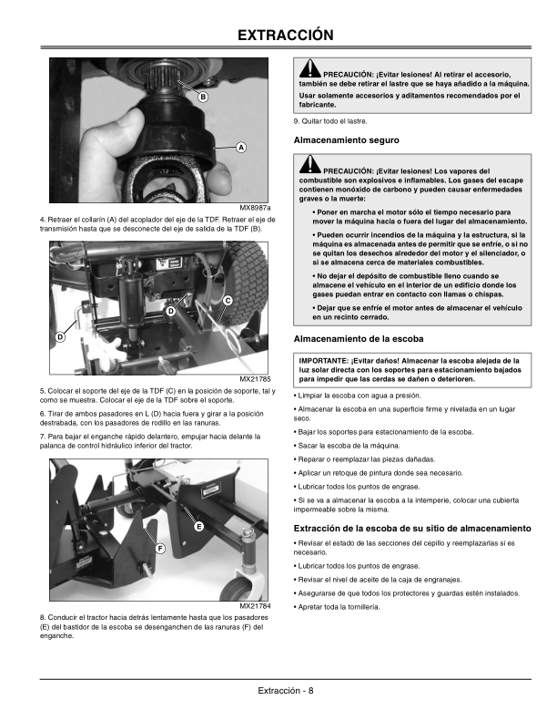 John Deere 52 Broom (010001-) Operator's Manual (OMM152840) - Image 2