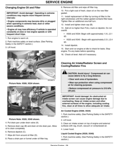 Alternative view of John Deere X500, X520, X534, X540 Multi-Terrain Select Series Tractors North America (010001-020000) Operator's Manual (OMM153412)